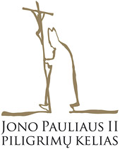 Jono Pauliaus II piligrimų kelio ženklas. <br />Autorė – dailininkė Silvija Knezekytė