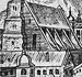 Vilniaus katedra. T. Makovskio vario raižinio fragmentas. 1604 m.